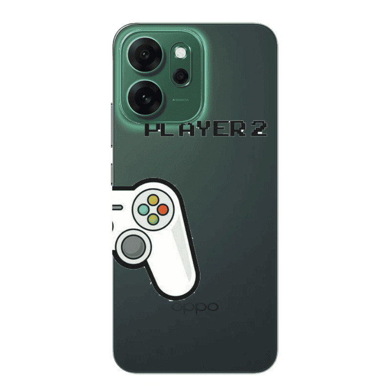 Oppo 14 F Player 2 Transparent Silicone TPU Θήκη